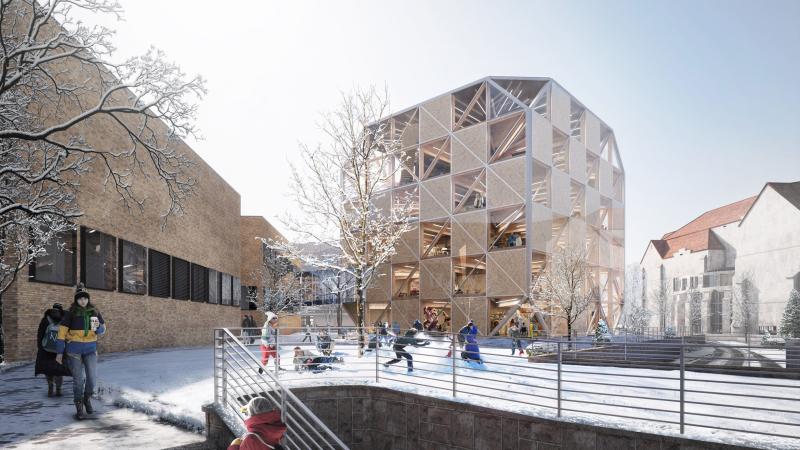KUbe: новое учебное здание для Школы архитектуры и дизайна Канзасского университета