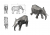 Скульптура Слон/Elephant