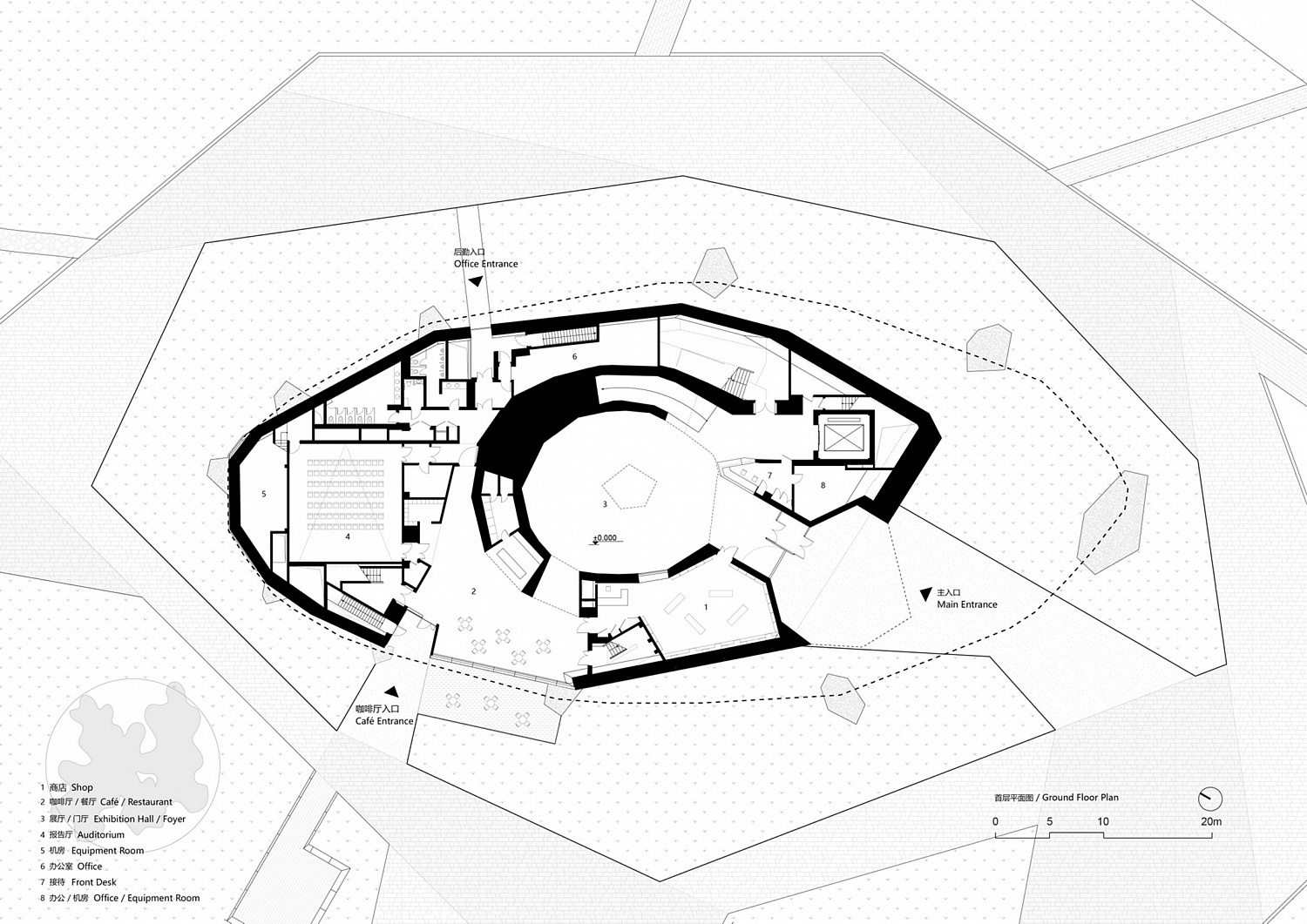 Open Architecture спроектировала в Китае космический музей  внеземного вида
